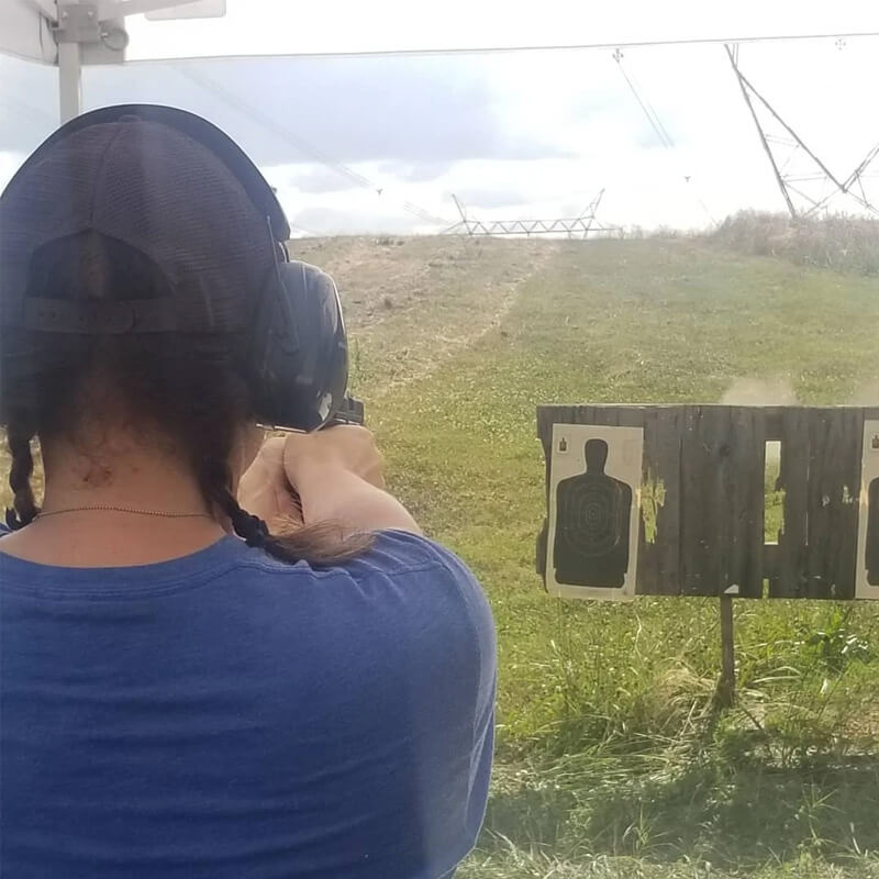 Women's only pistol class